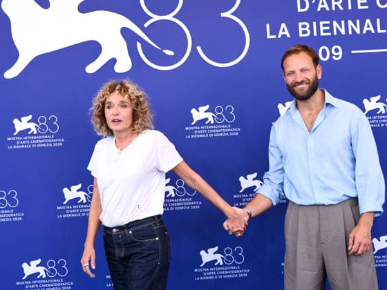 IPA88068158 - Venice, 83rd Venice International Film Festival 2026 - Day 2 - Nessun Dolore Photocall - Pictured: Valeria Golino, Alessandro Borghi  Copyright: xAlbertoxTerenghix xPoolxPhotoxEventsx08x 88068158