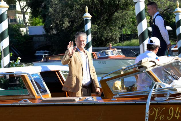 Edoardo Pesce bei der Ankunft am Pier des Hotels Excelsior auf der Biennale di Venezia 2026 83. Internationale Filmfestspiele von Venedig. Venedig, 03.09.2026