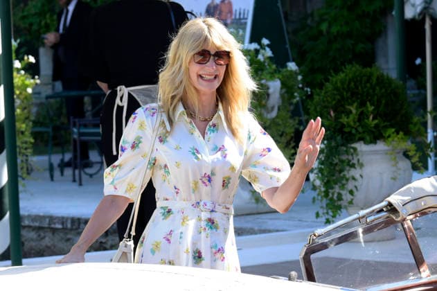 Laura Dern bei der Abfahrt vom Pier des Hotels Excelsior auf der Biennale di Venezia 2026 83. Internationale Filmfestspiele von Venedig. Venedig, 03.09.2026