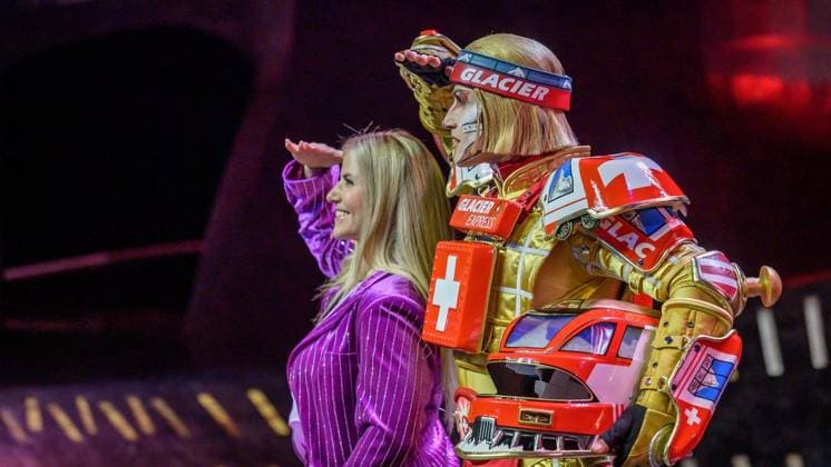 Bochum: Starlight Express mit neuer Lok ** NUR FÜR REDAKTIONELLE ZWECKE ** EDITORIAL USE ONLY **<p>Beatrice Egli und Ticktack, die neue Lok, am Donnerstag, den 3. September 2026, im Starlight Express in Bochum. Deutschland NRW Bochum Copyright: UwexErnst