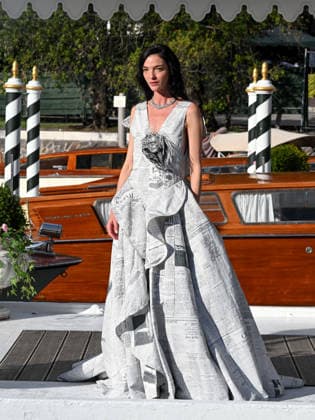 IPA88071839 - Venice, 83rd Venice International Film Festival 2026 - Arrivals at the Excelsior Hotel™s pier - Pictured: Mariacarla Boscono  Copyright: xManuelexMangiarottix xPoolxPhotoxEventsx08x 88071839