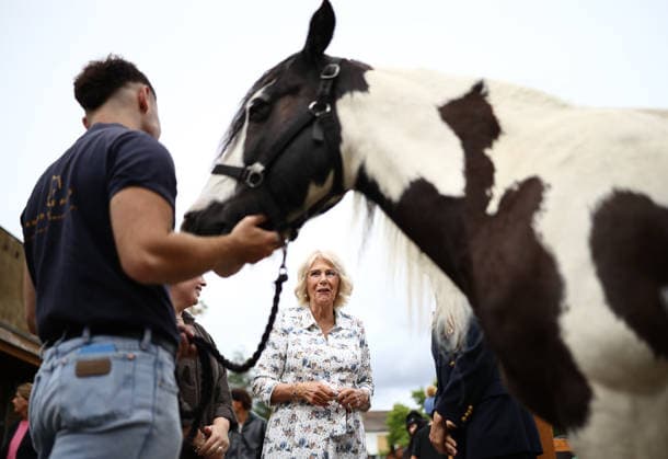 . 03 09 2026. London, United Kingdom. Queen Camilla during a visit at the Ebony Horse Club in London.  xPoolx xi-Imagesx IIM-26984-0003