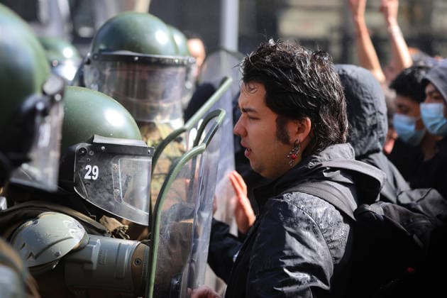 News Bilder des Tages Santiago, September 3, 2026 The so-called, Student Solidarity Network, which brings together college and high school students from Aces, is calling for a march under the slogan, Students, Defend Chile’s Future. Jonnathan Oyarzun Aton Chile, Santiago Chile Aton 1186718  Copyright: JONNATHANxOYARZUN ATONxCHILE
