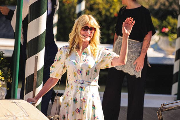 September 3, 2026, Venice, Italy: American actress Laura Dern is seen at the Darsena Excelsior after the Golden Lion for Lifetime Achievement ceremony honoring George Clooney during the 83rd Venice International Film Festival in Venice, Italy. Venice Italy  - ZUMAs197 20260903_aaa_s197_217 Copyright: xMarcoxBaradax