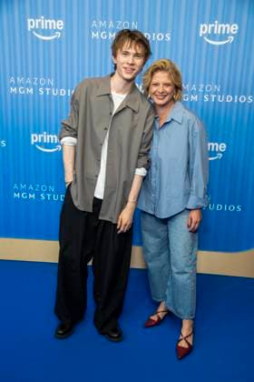 ABB PRIMEPK- Yoran Leicher und Joerdis Triebel zu Gast auf dem blauen Teppich bei der Media Press Line von Prime Video Presents 2026 im Kino International am 03.09.2026 in Berlin Berlin Deutschland