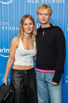 ABB PRIMEPK - Alicia von Rittberg und Edvin Endre zu Gast auf dem blauen Teppich bei der Media Press Line von Prime Video Presents 2026 im Kino International am 03.09.2026 in Berlin Berlin Deutschland