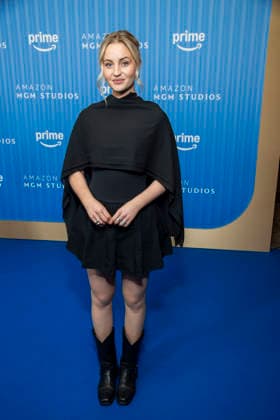 ABB PRIMEPK - Sarah Mahtia zu Gast auf dem blauen Teppich bei der Media Press Line von Prime Video Presents 2026 im Kino International am 03.09.2026 in Berlin Berlin Deutschland