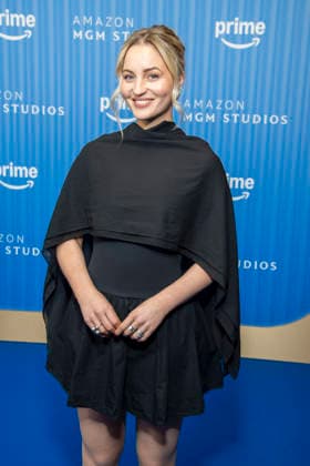 ABB PRIMEPK - Sarah Mahtia zu Gast auf dem blauen Teppich bei der Media Press Line von Prime Video Presents 2026 im Kino International am 03.09.2026 in Berlin Berlin Deutschland