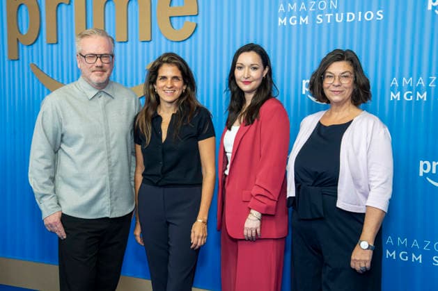ABB PRIMEPK - Volker Neuendorf, Tara Erer, Verena Schilling und Petra Hengge zu Gast auf dem blauen Teppich bei der Media Press Line von Prime Video Presents 2026 im Kino International am 03.09.2026 in Berlin Berlin Deutschland