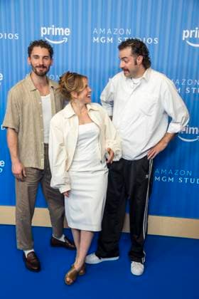 ABB PRIMEPK - Martin Bruchman, Paula Kalenberg und Fridolin Sandmeyer zu Gast auf dem blauen Teppich bei der Media Press Line von Prime Video Presents 2026 im Kino International am 03.09.2026 in Berlin Berlin Deutschland