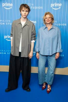 ABB PRIMEPK- Yoran Leicher und Joerdis Triebel zu Gast auf dem blauen Teppich bei der Media Press Line von Prime Video Presents 2026 im Kino International am 03.09.2026 in Berlin Berlin Deutschland