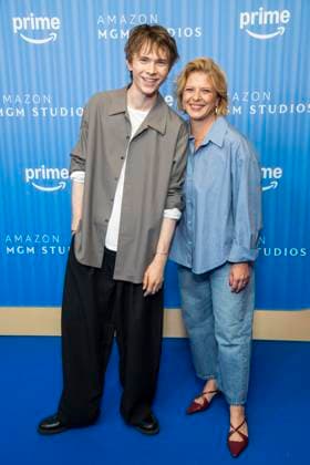 ABB PRIMEPK- Yoran Leicher und Joerdis Triebel zu Gast auf dem blauen Teppich bei der Media Press Line von Prime Video Presents 2026 im Kino International am 03.09.2026 in Berlin Berlin Deutschland