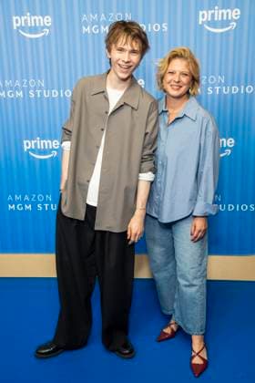 ABB PRIMEPK- Yoran Leicher und Joerdis Triebel zu Gast auf dem blauen Teppich bei der Media Press Line von Prime Video Presents 2026 im Kino International am 03.09.2026 in Berlin Berlin Deutschland
