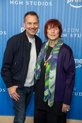 ABB PRIMEPK- Sebastian Fitzek und Regina Ziegler zu Gast auf dem blauen Teppich bei der Media Press Line von Prime Video Presents 2026 im Kino International am 03.09.2026 in Berlin Berlin Deutschland