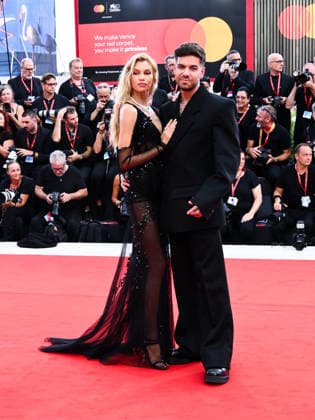 IPA88074446 - Venice, 83rd Venice International Film Festival 2026 - Night 2 - Red Carpet for the film *WILD HORSE NINE*. Pictured: Stella Maxwell, Anyma  Copyright: xAlbertoxTerenghi PoolxPhotoxEvenx xPoolxPhotoxEventsx08x 88074446