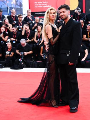 IPA88074442 - Venice, 83rd Venice International Film Festival 2026 - Night 2 - Red Carpet for the film *WILD HORSE NINE*. Pictured: Stella Maxwell, Anyma  Copyright: xAlbertoxTerenghi PoolxPhotoxEvenx xPoolxPhotoxEventsx08x 88074442