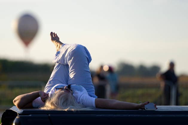 News Bilder des Tages Hot Air Balloon Festival in Prelog, Croatia People watch as Hot air balloon flies during Hot Air Balloon Festival in Prelog, Croatia on September 3, 2026.  VjeranxZganecxRogulja PIXSELL