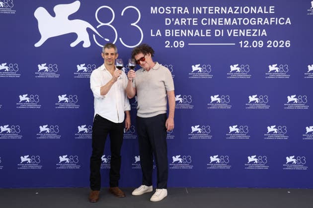 September 3, 2026, Venice, Italy: Gregory Kershaw and Michael Dweck pose at the Burgundy photocall during the 83rd Venice International Film Festival at Palazzo del Cinema on the Lido in Venice, Italy, on 03 September 2026. Photo: Venice Italy - ZUMAm179 20260903_zep_m179_031 Copyright: xAlecxMichaelx