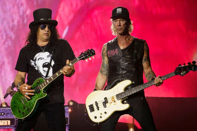 September 3, 2026, San Diego, California, USA: Slash and Duff McKagan of the rock band Guns N Roses perform onstage at Snapdragon Stadium during the their 2026 World Tour. San Diego USA  - ZUMAa97_ 20260903_zaf_a97_005 Copyright: xK.C.xAlfredx