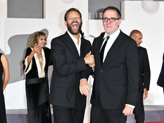 IPA88083643 - Venice, 83rd Venice International Film Festival 2026 - Night 2 - Red Carpet for the film Nessun Dolore. Pictured: Alessandro Borghi, Valerio Mastandrea  Copyright: xSimonexComix xPoolxPhotoxEventsx08x 88083643