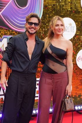Manuel Carrasco and Almudena Navalón attend the Premios Juventud Awards 2026 at Starlite Auditorium on September 03, 2026 in Marbella, Spain. Cordon Press 
