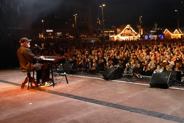 IC Falkenberg bei der Veranstaltung Halle steht auf. Für Demokratie. Für Zusammenhalt. Für Sachsen-Anhalt. auf dem Marktplatz. Halle (Saale), 03.09.2028