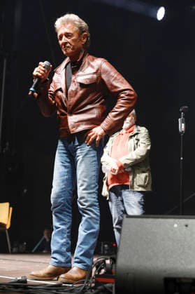 Peter Maffay bei der Veranstaltung Halle steht auf. Für Demokratie. Für Zusammenhalt. Für Sachsen-Anhalt. auf dem Marktplatz. Halle (Saale), 03.09.2028