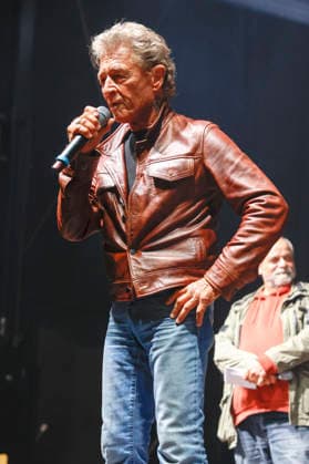 Peter Maffay bei der Veranstaltung Halle steht auf. Für Demokratie. Für Zusammenhalt. Für Sachsen-Anhalt. auf dem Marktplatz. Halle (Saale), 03.09.2028