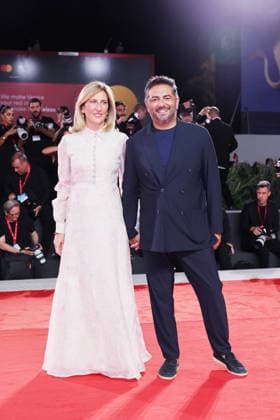 VENICE, ITALY - SEPTEMBER 03: Francesca Mungo and Gianvito Casadonte attend the Nessun Dolore Screening during the 83rd Venice International Film Festival at Sala Grande on September 03, 2026 in Venice, Italy. (Photo by Mark Cape Insidefoto) markxcape