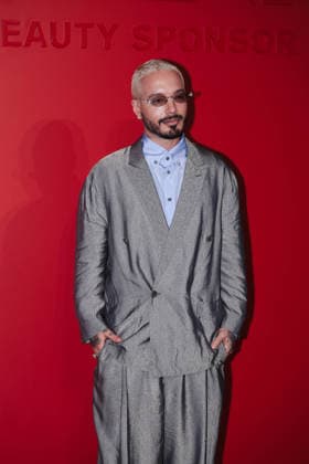 IPA88088116 - Venice, 83rd Venice International Film Festival - The photocall for the Armani Beauty Dinner event at the Giardini Reali. Pictured: J Balvin (Colombian singer and record producer)  Copyright: xAlessandroxBremecx xx 88088116
