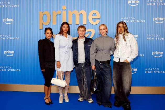 Prime Video, Pressekonferenz im Kino International, Berlin, 03.09.2026 Zoe Fürmann, Manal Raga A Sabit, Kjeli Brutscheidt, Jule Hermann und Lukas von Horbatschewsky (Serie Superior S1) bei der Jahrespressekonferenz von Prime Video Deutschland im Kino International in Berlin am 3.9.2026 Berlin Kino International Copyright: xAnitaxBuggex