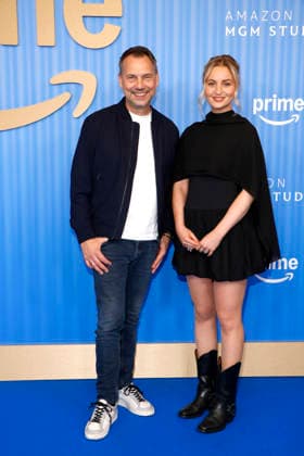 Prime Video, Pressekonferenz im Kino International, Berlin, 03.09.2026 Sebastian Fitzek und Sarah Mahita (Sebastian Fitzek s Der erste letzte Tag) bei der Jahrespressekonferenz von Prime Video Deutschland im Kino International in Berlin am 3.9.2026 Berlin Kino International Copyright: xAnitaxBuggex