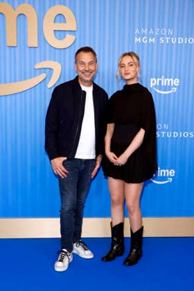 Prime Video, Pressekonferenz im Kino International, Berlin, 03.09.2026 Sebastian Fitzek und Sarah Mahita (Sebastian Fitzek s Der erste letzte Tag) bei der Jahrespressekonferenz von Prime Video Deutschland im Kino International in Berlin am 3.9.2026 Berlin Kino International Copyright: xAnitaxBuggex