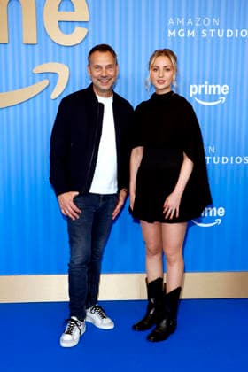 Prime Video, Pressekonferenz im Kino International, Berlin, 03.09.2026 Sebastian Fitzek und Sarah Mahita (Sebastian Fitzek s Der erste letzte Tag) bei der Jahrespressekonferenz von Prime Video Deutschland im Kino International in Berlin am 3.9.2026 Berlin Kino International Copyright: xAnitaxBuggex