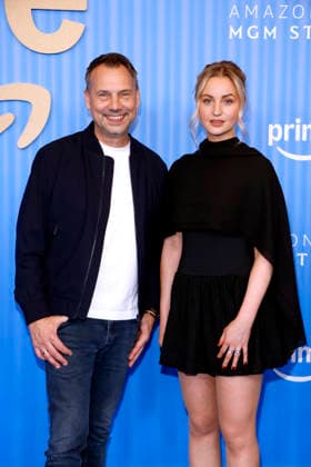 Prime Video, Pressekonferenz im Kino International, Berlin, 03.09.2026 Sebastian Fitzek und Sarah Mahita (Sebastian Fitzek s Der erste letzte Tag) bei der Jahrespressekonferenz von Prime Video Deutschland im Kino International in Berlin am 3.9.2026 Berlin Kino International Copyright: xAnitaxBuggex