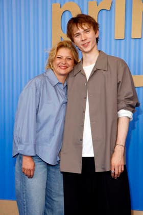 Prime Video, Pressekonferenz im Kino International, Berlin, 03.09.2026 Yördis Triebel und Yoran Leicher (Morgen ist Jetzt) bei der Jahrespressekonferenz von Prime Video Deutschland im Kino International in Berlin am 3.9.2026 Berlin Kino International Copyright: xAnitaxBuggex