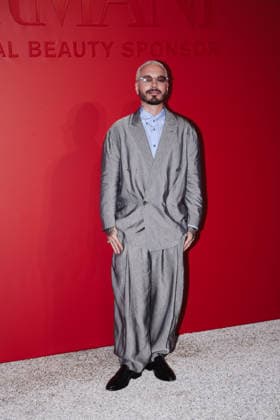 IPA88088084 - Venice, 83rd Venice International Film Festival - The photocall for the Armani Beauty Dinner event at the Giardini Reali. Pictured: J Balvin (Colombian singer and record producer)  Copyright: xAlessandroxBremecx xx 88088084