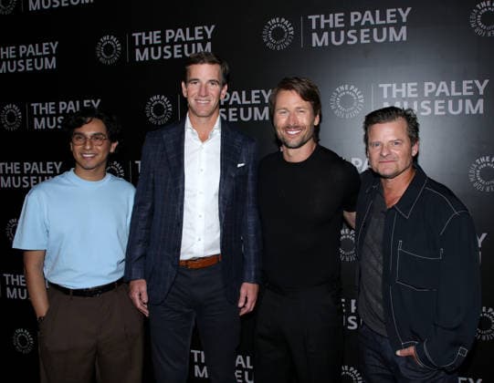 PaleyLive s Chad Powers Season 2: Back In The Game Screening Frankie A. Rodriguez, Eli Manning, Glen Powell and Steve Zahn attending PaleyLive s Chad Powers Season 2: Back In The Game Screening held at The Paley Museum on September 3, 2026 in New York City, NY New York City The Paley Museum NY USA Copyright: xStevenxBergman AFF-USA.COMx