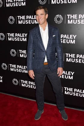 NEW YORK, NY- SEPTEMBER 3: Eli Manning at PaleyLive™s Chad Powers Season 2: Back in the Game red carpet event at The Paley Museum in New York City on September 3, 2026. Copyright: xmpi099 MediaPunchx