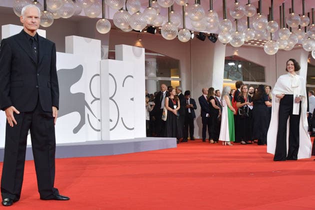 83rd Venice Film Festival (Mostra) WILD HORSE NINE Premiere: John Malkovich, Mariana Di Girolamo, Parker Posey, Director Martin McDonagh, Sam Rockwell, Steve Buscemi, and Ailín Salas attend the Wild Horse Nine premiere. Photos by Thomas Bohlen Starface 459372 2026 09 03 Venice, Italy  Copyright: xThomasxBohlenx STAR_459372_186