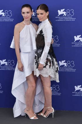 83rd Venice Film Festival Photocall 83rd Venice Film Festival Venice International Film Festival Bucking Fastard Photocall Rooney Mara and Kate Mara wait for the Bucking Fastard Photocall Photos by Thomas Bohlen Starface 459366 September 3, 2026 Venice, Italy  Copyright: xThomasxBohlenx STAR_459366_120