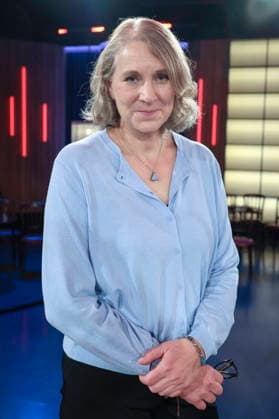 Susanne Hegenscheidt bei der Aufzeichnung der WDR-Talkshow Kölner Treff im WDR Studio BS 3. Köln, 03.09.2026