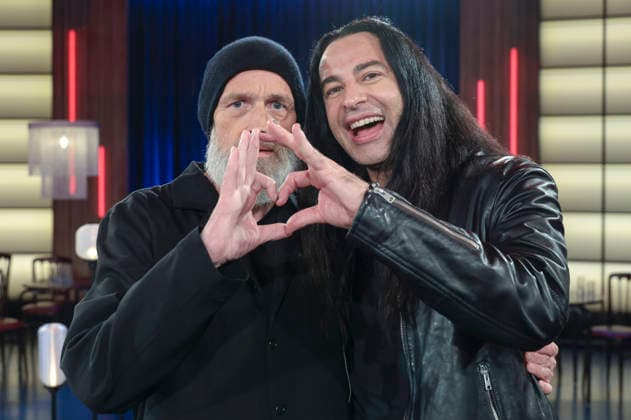 Torsten Sträter und Bülent Ceylan bei der Aufzeichnung der WDR-Talkshow Kölner Treff im WDR Studio BS 3. Köln, 03.09.2026