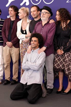 Mattia Guerra, Samanta Antonnicola, Simone Gattoni, director Gianni Amelio, Ramzi Lafrindi and Beidja Yahiaoui attending the *Nessun Dolore* photo call during the 83rd Venice International Film Festival at the Palazzo del Casino on September 3, 2026, in Venice, Italy. Lucia Sabatelli, Venice, Italy  Copyright: xLuciaxSabatellix xBestimagexLuciaxSabatellix xBestimagex