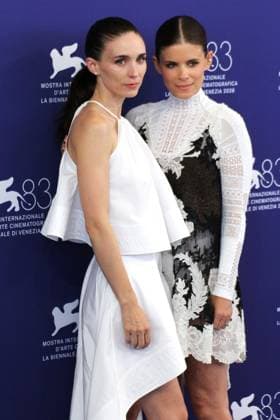 Filmfestival Venedig, Italien. Bucking Fastard Photocall at the 83rd Venice International Film Festival, Italy. Sisters ROONEY MARA and KATE MARA during the Bucking Fastard photocall at Palazzo del Casino on September 03, 2026