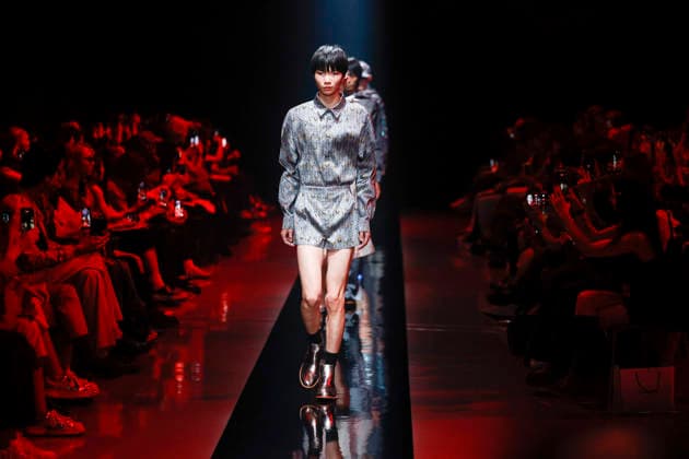 September 4, 2026, Tokyo, Japan: Models wearing fashion brand WISHARAWISH walk down the runway during the Rakuten Fashion Week TOKYO 2027 Spring Summer Collection. The fashion week runs from August 31 to September 5. Tokyo Japan  - ZUMAm191 20260904_aap_m191_016 Copyright: xRodrigoxReyesxMarinx