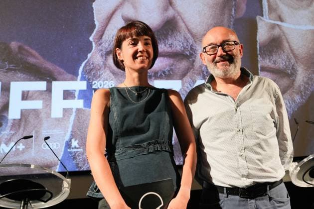 Presentation of the 74th San Sebastián Film Festival The director of the San Sebastián Film Festival, José Luis Rebordinos, and the festival’s deputy director, Maialen Beloki, during the presentation of the 74th San Sebastián Film Festival on September 4, 2026, in San Sebastián, Guipúzcoa, Basque Country, Spain. The 74th San Sebastián Film Festival will be held from September 18 to 26, 2026. This edition will pay tribute to Argentine actor Ricardo Darín on its official poster. In addition, it will screen a retrospective dedicated to filmmaker José Giovanni and will feature four special RTVE gala events showcasing major premieres. SEPTEMBER 4, 2026, San Sebastián, Guipúzcoa, Basque Country, Spain Copyright: xUnanuex 7748182