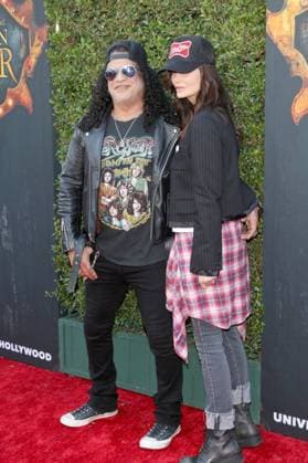 Arrivals at the Halloween Horror Nights event at Universal Studios in Los Angeles Featuring: Slash, Meegan Hodges Where: Los Angeles, California, United States When: 03 Sep 2026 Credit: H2Y INSTARimages EDITORIAL USE ONLY. NOT FOR USE BY NEWSPAPERS BASED IN THE UK. Copyright: xx instar55975299