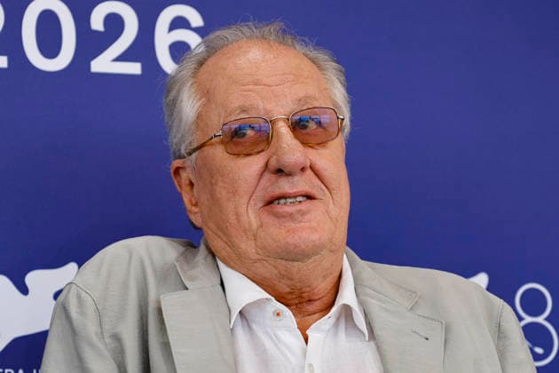 September 4, 2026, Venice, ITALY: Australian actor Geoffrey Rush poses for the photocall of Nelson San, anata wa hito wo koroshimashitaka? (Mr. Nelson, did you kill people?)™ at the 83rd annual Venice International Film Festival, in Venice, Italy, 04 September 2026. The movie is presented in Venezia 83 official competition at the festival running from 02 to 12 September 2026. ANSA FABIO FRUSTACI. Venice ITALY  - ZUMAa110 20260904_zaf_a110_015 Copyright: xFabioxFrustacix
