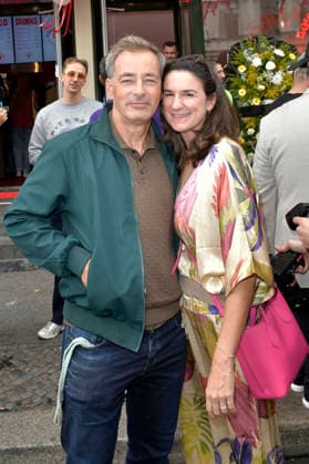 Jan Sosniok mit Ehefrau Nadine bei der Eröffnung des veganen Dönerladens Döner Pro von Frederick Lau in der Oranienstraße 190 in Berlin-Kreuzberg. Berlin, 04.09.2026